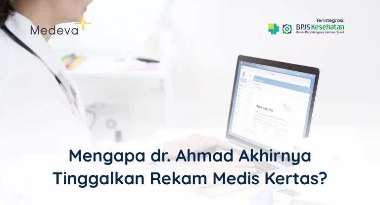 doctor typing medical record
